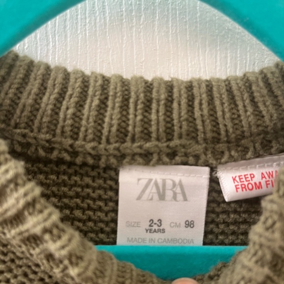 ZARA Boy’s Knitwear Sweater - Picture 3 of 6
